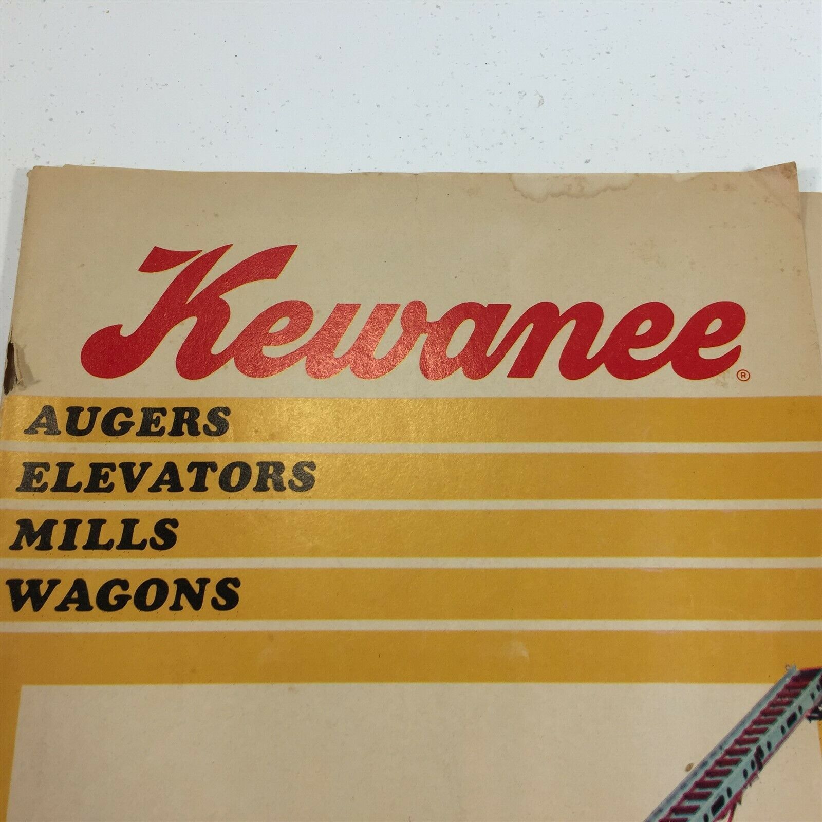 Vintage Kewanee Augers Elevators Mills Wagons Brochure Heavy