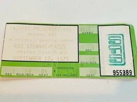 Rod Stewart Rock Pop Metal Concert Ticket Stub 1975 Mcnichols Denver Col... - £31.16 GBP