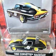 Greenlight 1966 Corvette Racecar Black 1:64 SE Corvette Collection Chevr... - $56.94
