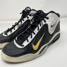 Vintage Team Nike Air 4.0 Shoes Men&#39;s 11 Basketball 2000 Black/White - £42.82 GBP