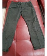 Sacred Crown Men&#39;s 40 Skinny Black Premium Denim Biker Jeans Modern - $178.51 MXN