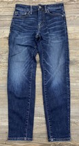 American Eagle Men&#39;s Next Level Airflex Blue Jeans  26/28 Straight Cotton Blend - £17.35 GBP