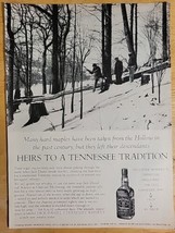 Vintage Ad Jack Daniel&#39;s &#39;Heirs To A Tennessee Tradition&#39; 1960 Ax Choppi... - £6.75 GBP