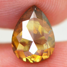 Pear Cut Diamond Fancy Champagne Color SI1 Certified Natural Enhanced 1.87 Carat - £1,085.34 GBP