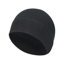 Black - Men Women Winter Skull Cap Helmet Liner Cycling Beanie Windproof Hat - £14.93 GBP