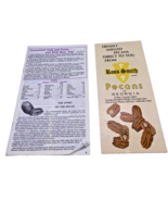 Ross Smith Pecans of Georgia Vintage Recipe Brochure Pamphlet Nuts More ... - $40.60 CAD