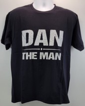 D) Dan the Man Men Black Short Sleeve T-Shirt Large - $11.87