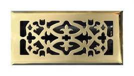 Floor Diffuser 4&quot; H X 12&quot; W 1-Way Steel, Polished Brass - TRUaire C164OP... - $350.43 MXN
