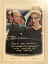 Quotable Star Trek Voyager Trading Card #69 Jeri Ryan Robert Picardo - $1.97