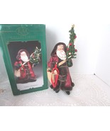 VTG KURT ADLER COLLECTIBLE FABRICHE FIGURINE SANTA FATHER CHRISTMAS 10&quot; ... - $19.75