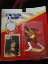 STARTING LINEUP 1991 SPECIAL EDITION COLLECTOR COIN AND MAGIC JOHNSON AC... - £25.87 GBP