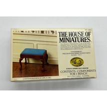 House of Miniatures Dollhouse Kit 40031 Chippendale Bench/Circa 1760 - $12.19