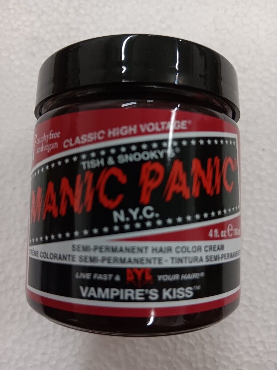 Manic Panic Hair Dye Semi-Permanent Hair Color - Vampire's Kiss 4 Fl Oz - £8.82 GBP
