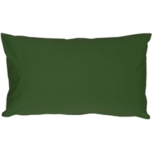 Caravan Cotton Forest Green 9x18 Throw Pillow, Complete with Pillow Insert - £17.01 GBP
