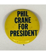 Phil Crane President 1980 Iowa Republican Presidential Election Pinback ... - £5.94 GBP