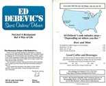 Ed Debevic&#39;s Short Orders / Deluxe Menu Lake Cook Road  Deerfield Illino... - $17.87