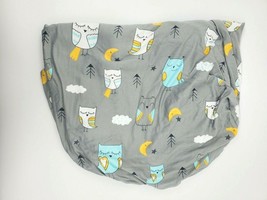 Brolex Baby Fitted Portable Crib Sheet Crib Mattress Owls Gray Jersey B44 - £7.91 GBP
