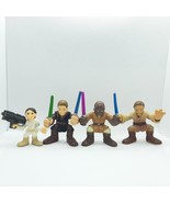Star Wars Galactic Heroes Lot of 4 by Hasbro including Obi-Wan, Mace, An... - $290.88 MXN