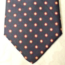 Nantucket Traders Tie Silk Blue Red Floral - £7.84 GBP