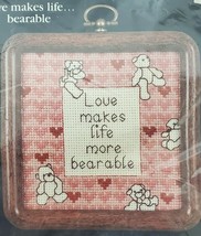 Nip / Sealed Vintage Dale Burdett Cross Stitch Kit #CK221 Love Bearable Hearts - £7.28 GBP