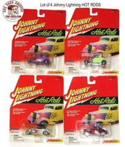 Johnny Lightning Hot Rods lot of 4 Die-Cast Cars - new - Hot Wheels - £31.43 GBP