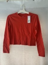 Women&#39;s  Long Sleeve T-Shirt - Wild Fable™ Size XS Color Red - £3.11 GBP