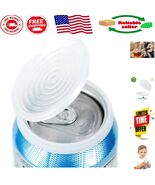 Clear Snap-On Can Lids - 2-Pack BPA Free Beverage Protectors for All Drinks - €11,38 EUR