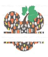 Halloween Mouse Name Split Monogram - $37.50 MXN