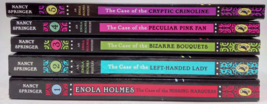 Enola Holmes Mystery Books 1-5 Springer Missing Marquess, Left-Handed La... - $43.64