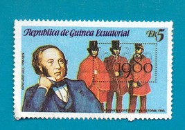 Republica De Guinea Ecuatorial #1769 Awn 5 Multicoloured Sir Rowland Hill 1980 - $1.99