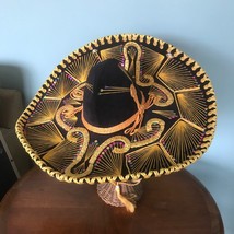 Adult Cinco de Mayo Pigalle XXXXX Mexican Charro Mariachi Sombrero Hat 22&quot; m-l - £61.12 GBP