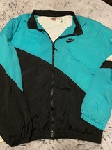 Mens vintage Nike wind  jacket color Block XL 1990s Nylon - £27.95 GBP