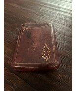 vintage leather cigarette case - $64.14 CAD