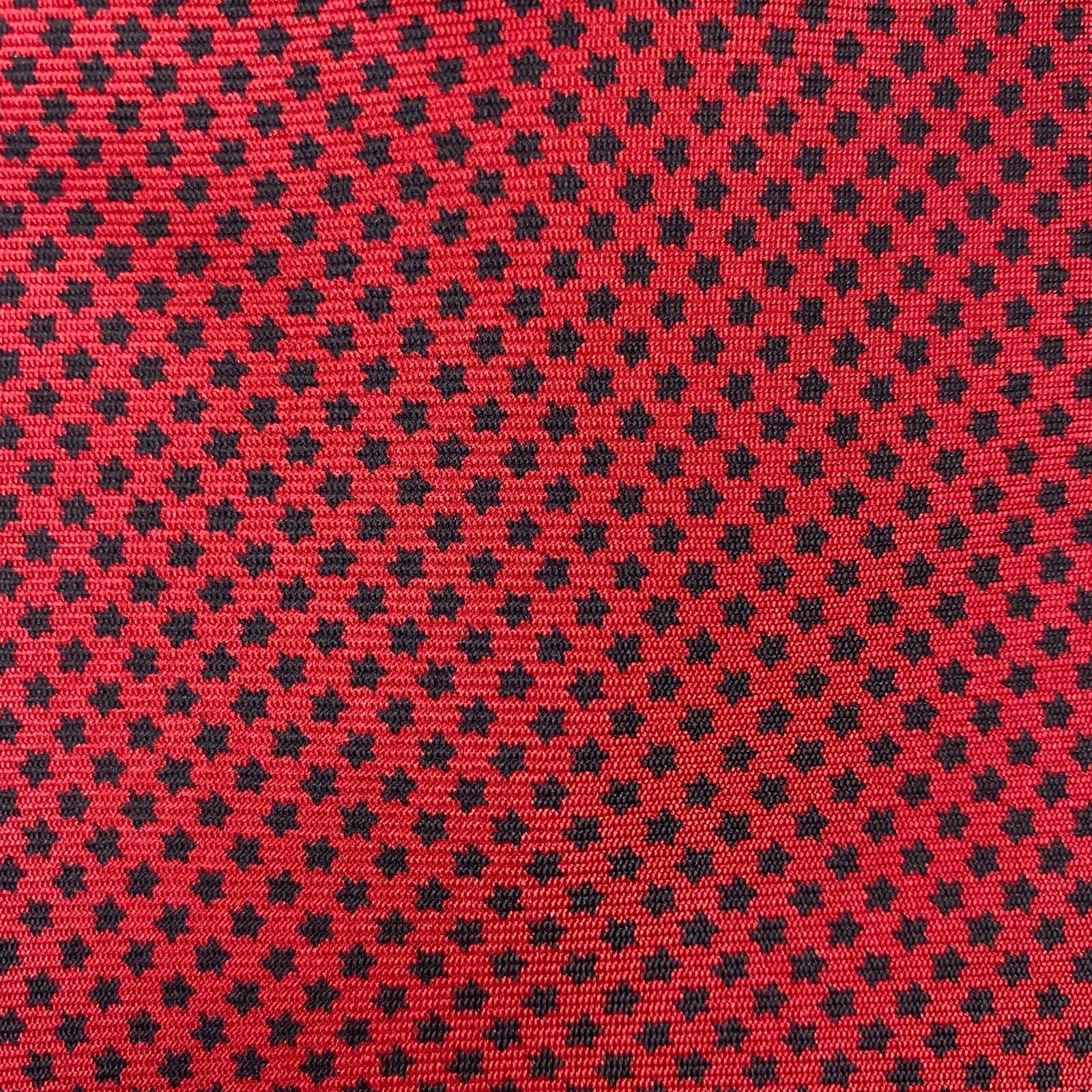 Tommy Hilfiger 100% Silk Necktie Two Tone Red Navy Blue 59 Inches Item image 6