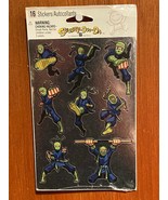 American Greetings Ninja Stickers 2 Sheets 16 Ninja Stickers *NEW/SEALED... - $7.99