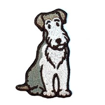 Wirehaired Fox Terrier Dog Patch Iron on No Name - £4.89 GBP