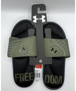 Under Armour Ignite Freedom Slide Sandals Black/Marine 3023336 002 Size ... - £25.53 GBP