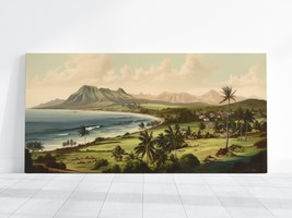 Hawaii Coastline Painting, Maui Kauai Watercolor Art Print, Hawaii Trave... - £17.34 GBP+