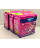 Pack of 3 Tampax Radiant Tampons Duo Regular/Super Absorbent 38/Pack Dam... - $607.35 MXN