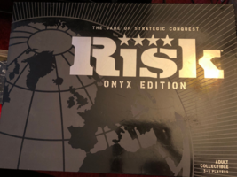 Risk Onyx Edition Missing Dice - $59.99