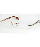 Occhio Think 228 Col.50 Lucido Oro Occhiali senza Montatura 49-20-135mm ... - $86.13