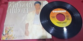 Gregory Abbott - Shake You Down - Wait Until Tomorrow - Columbia - 45 RPM Record - £3.90 GBP