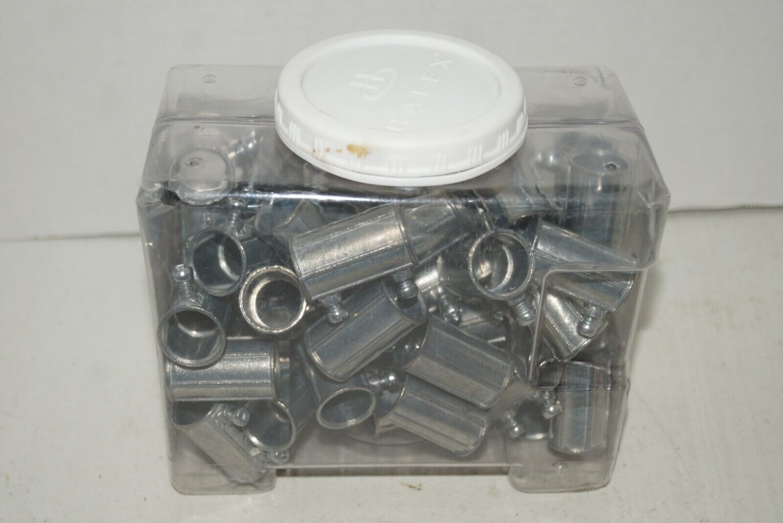 Halex 1/2 in. EMT Set-Screw Coupling Die Cast Zinc Plated (50-Pack) NEW IN BOX! Item image 7