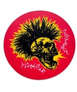 Vinegar Syndrome Sticker Punk Skull 2024 Mohawk 2 Inch Diameter - $9.89