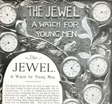 The Jewel Young Man&#39;s Pocket Watch 1897 Advertisement Victorian XL DWII6 - £23.96 GBP