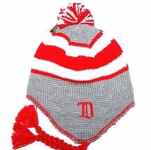 Detroit Red Wings CCM Vintage NHL Pom Pom Knit Hockey Hat Beanie Toque Chullo - £14.29 GBP