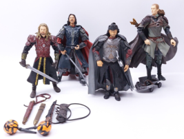 Lord of the Rings 2003 ToyBiz Fields ARAGORN Figure Legolas Eomer Lot 4 Figures - £20.73 GBP