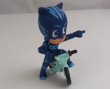 Just Play PJ Masks Connor Catboy Riding Bicycle 3.5&quot; Action Figure - £6.17 GBP