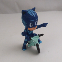 Just Play PJ Masks Connor Catboy Riding Bicycle 3.5&quot; Action Figure - £6.12 GBP
