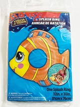 Splash N Swim 32&quot; Orange Fish Pool Ring Float (Brand New Sealed) - £7.73 GBP